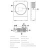 Inversor Híbrido Axpert VM IV 3600W 24V MPPT 120A 500VDC