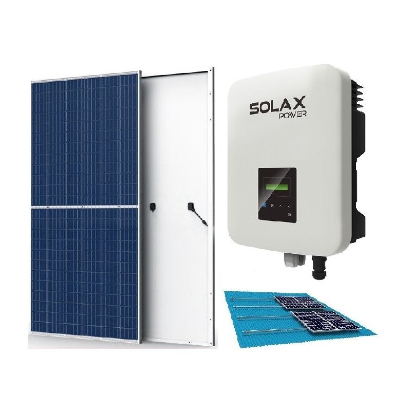 Kit Conexión a Red para Autoconsumo Directo SolaX 25000Wh/día, 10000KWh/año, 5000 W nominal, 5400 W pico