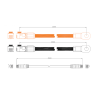 Juego de cables para baterías Pylontech